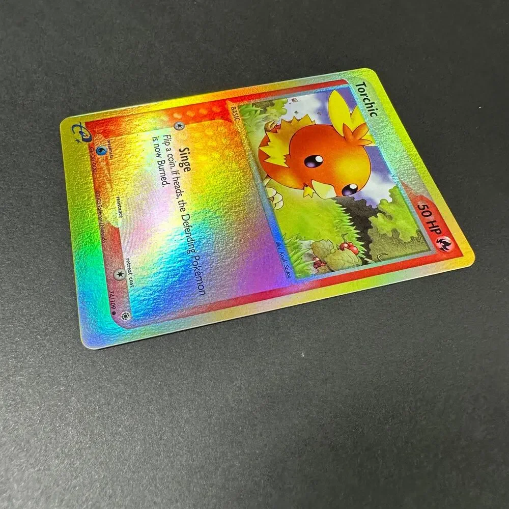 Pokemon TCG Torchic 74/109 EX Ruby and Sapphire Reverse Holo Near Mint